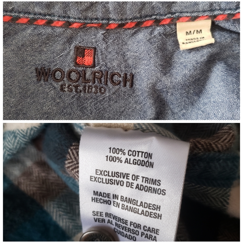 Woolrich // soft flannel plaid checkered shirt - Picture 7 of 8